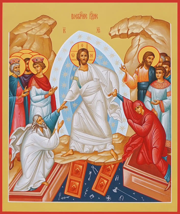 Икона Воскресение Христово купить в Москве